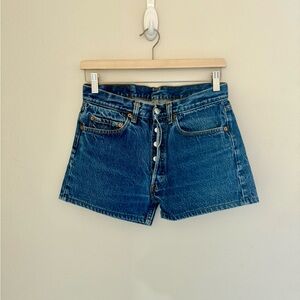 Levi's Blue Jean Shorts Classic Style